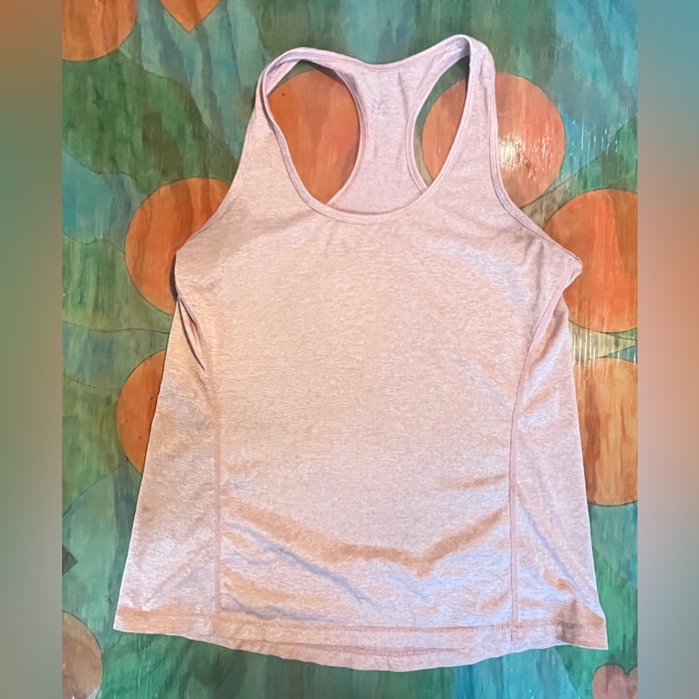 icyzone Womens Tank Tops Peach Athletic Yoga Racerback Workout Med Running.